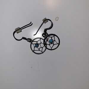 Turquoise Dreamcatcher Earrings